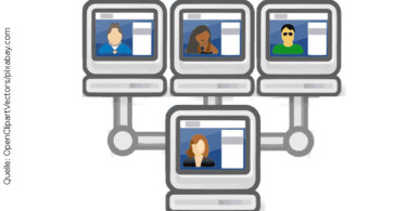 Skype-Interview, Quelle: OpenClipartVectors/pixabay.com