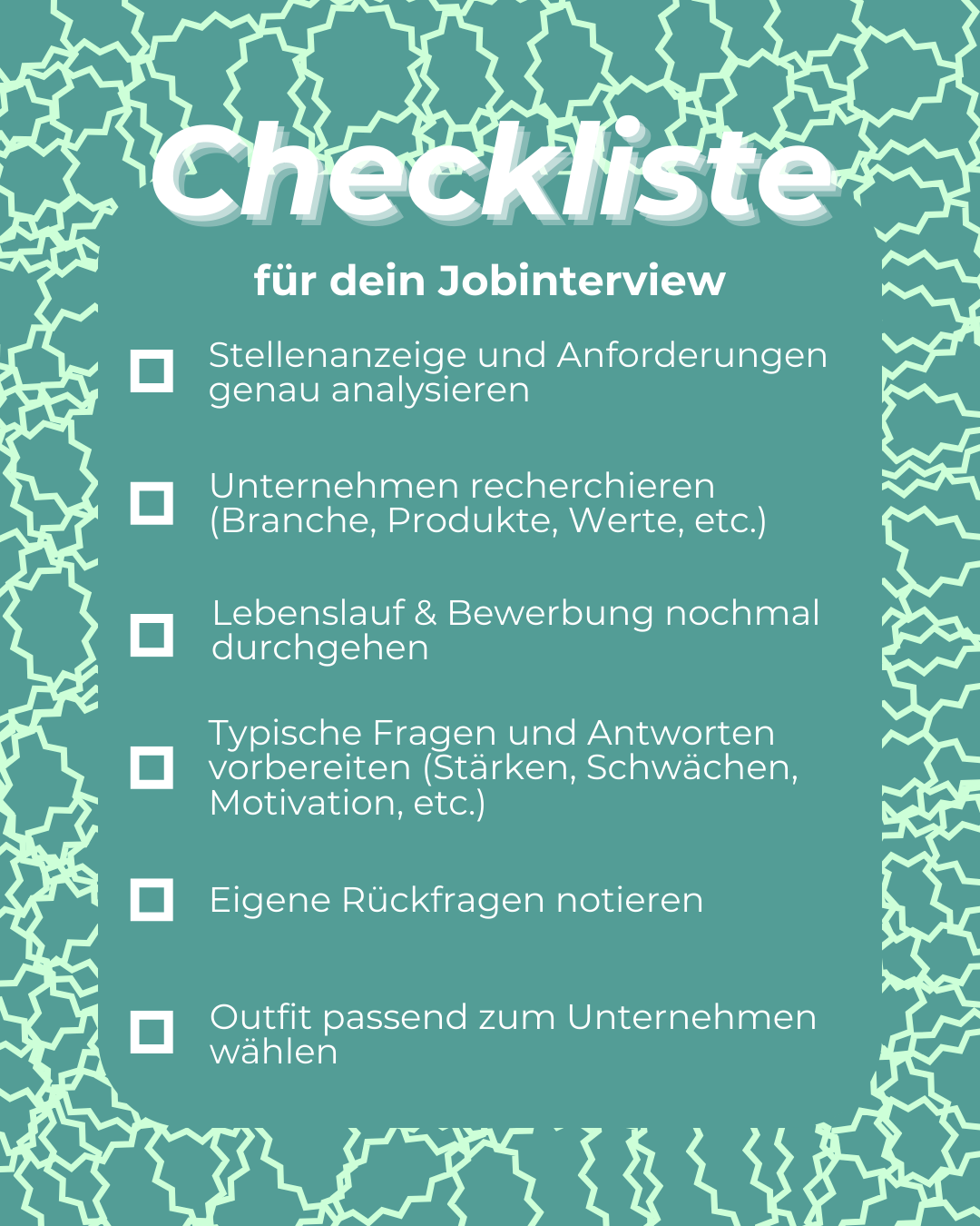 Checkliste (1) Checkliste (1)